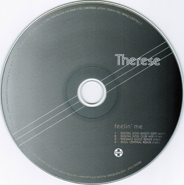 Therese : Feelin' Me (CD, Single, Promo)