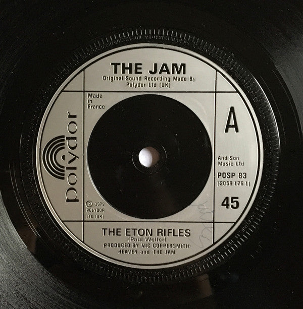 The Jam : The Eton Rifles (7", Single, RE, Rid)