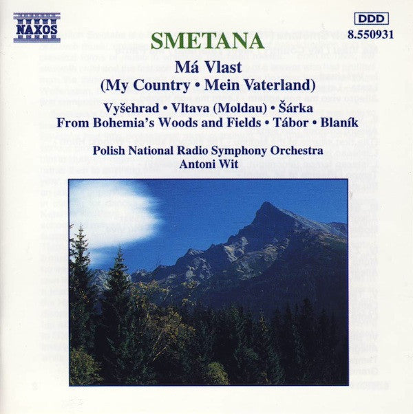 Bedřich Smetana, Wielka Orkiestra Symfoniczna Polskiego Radia W Katowicach, Antoni Wit : Má Vlast (My Country = Mein Vaterland) (CD, Album)