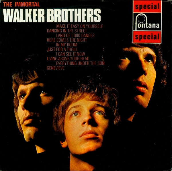The Walker Brothers : The Immortal Walker Brothers (LP, Comp)