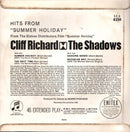 Cliff Richard & The Shadows : Summer Holiday (7", EP, Mono)