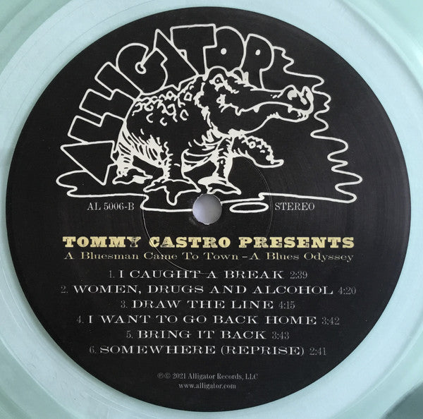 Tommy Castro : A Bluesman Came To Town (A Blues Odyssey) (LP, Album, Gre)