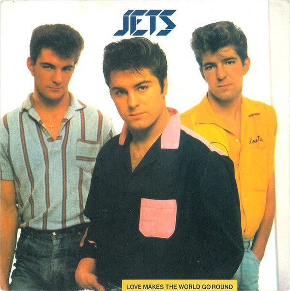 The Jets (2) : Love Makes The World Go Round (7", Single, Pus)