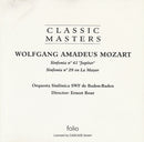 Wolfgang Amadeus Mozart : Sinfonia N° 41 "Jupiter", Sinfonia N° 29 En La Mayor (CD, RE)