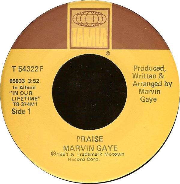 Marvin Gaye : Praise (7")