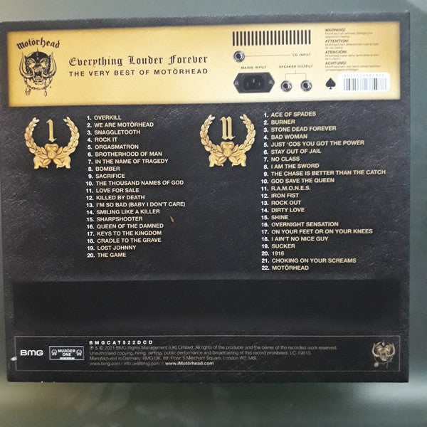 Motörhead : Everything Louder Forever (2xCD, Comp)
