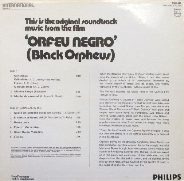 Various : Orfeu Negro (LP, Album)