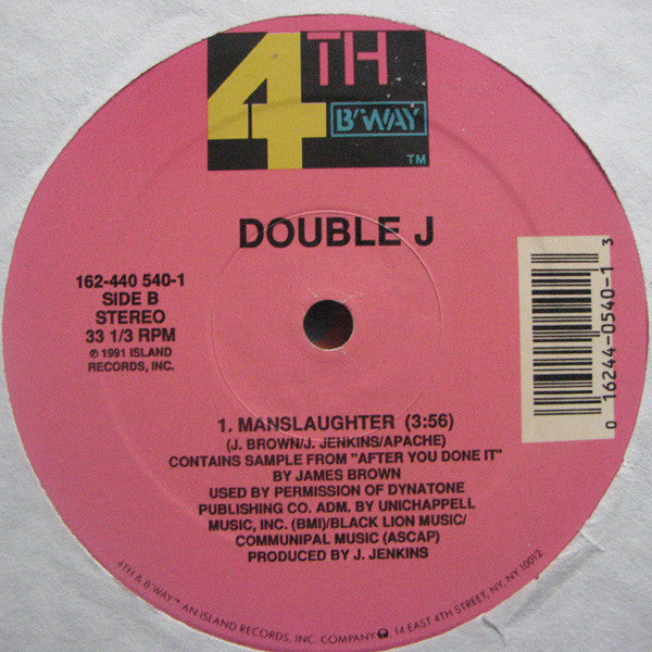 Double J (2) : If It Ain't A Caddy (It Ain't A Car) (12")