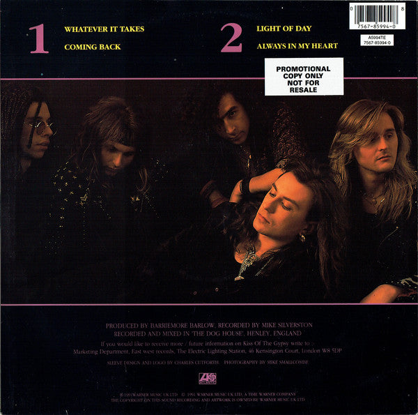 Kiss Of The Gypsy : Whatever It Takes (10", EP)