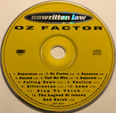 Unwritten Law : Oz Factor (CD, Album)