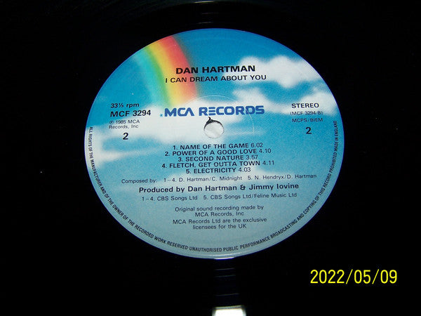 Dan Hartman : I Can Dream About You (LP, Album)