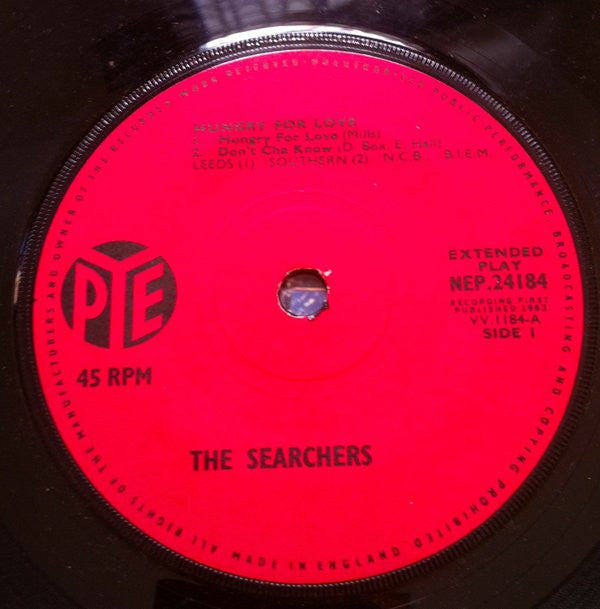 The Searchers : Hungry For Love (7", EP)