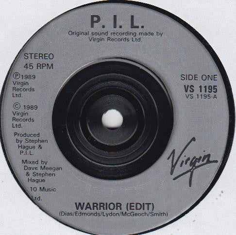 Public Image Limited : Warrior (7", Single)