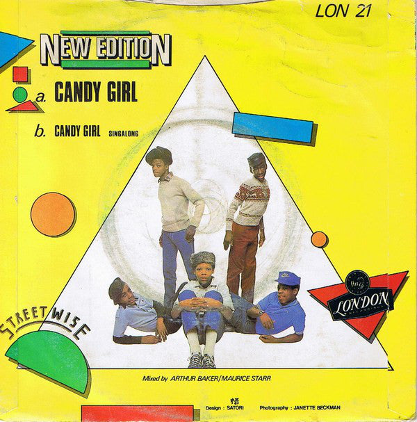 New Edition : Candy Girl (7", Single, Sil)