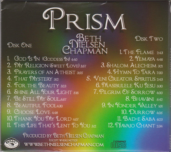 Beth Nielsen Chapman : Prism (2xCD, Album)