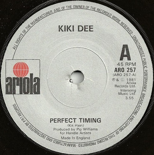 Kiki Dee : Perfect Timing (7", Single)