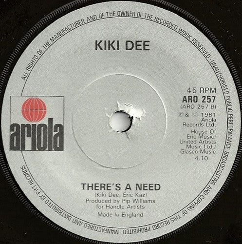 Kiki Dee : Perfect Timing (7", Single)