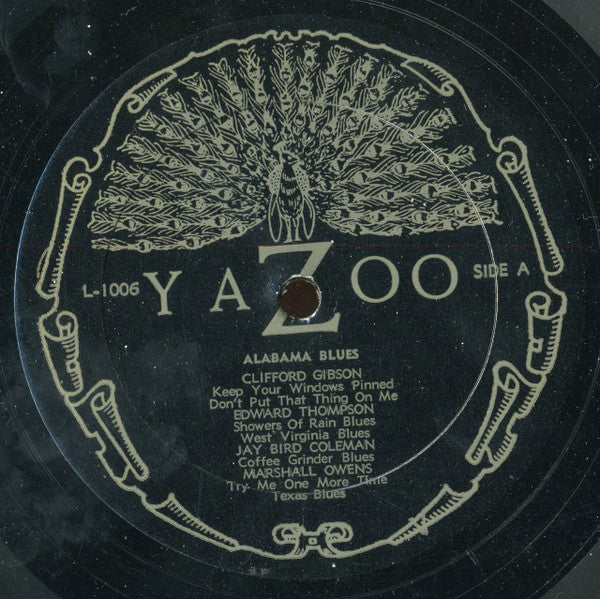 Various : Alabama Blues 1927 - 1931 (LP, Comp, Pea)