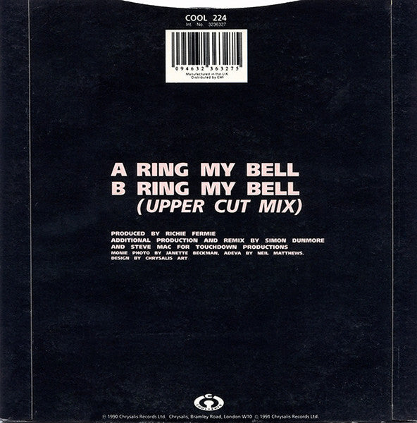 Monie Love Vs Adeva : Ring My Bell (7")