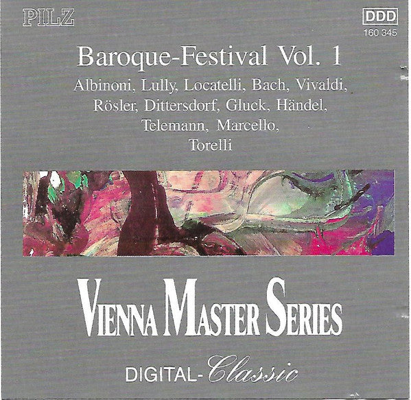 Tomaso Albinoni, Jean-Baptiste Lully, Pietro Antonio Locatelli, Johann Sebastian Bach, Antonio Vivaldi, Johann Joseph Rösler, Carl Ditters von Dittersdorf, Christoph Willibald Gluck, Georg Friedrich Händel, Georg Philipp Telemann, Benedetto Marcello, Gius : Baroque-Festival Vol. 1 (CD, Comp)
