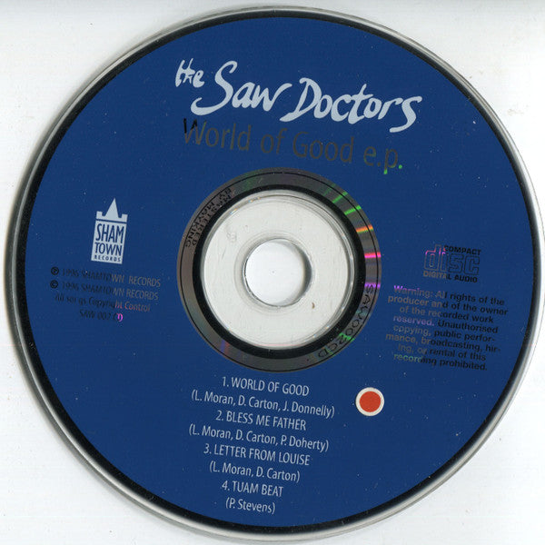 The Saw Doctors : World Of Good (CD, Single)