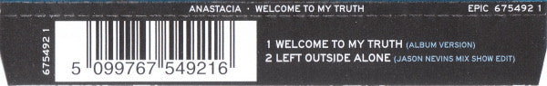Anastacia : Welcome To My Truth (CD, Single, CD1)