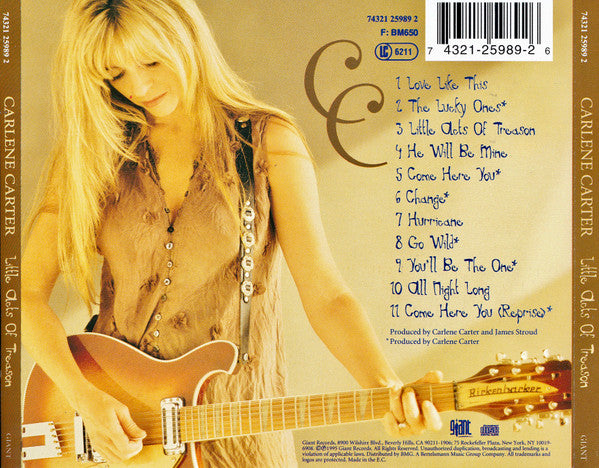 Carlene Carter : Little Acts Of Treason (CD, Album)