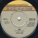 Elton John : Ego (7", Single)