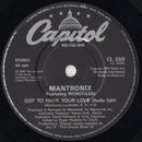 Mantronix Featuring Wondress Hutchinson : Got To Have Your Love (7", Single, Pap)