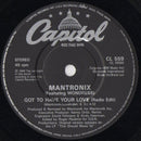 Mantronix Featuring Wondress* : Got To Have Your Love (7", Single, Pap)