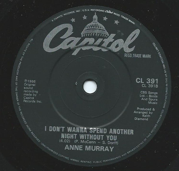 Anne Murray : Now And Forever (You And Me) (7", Single)