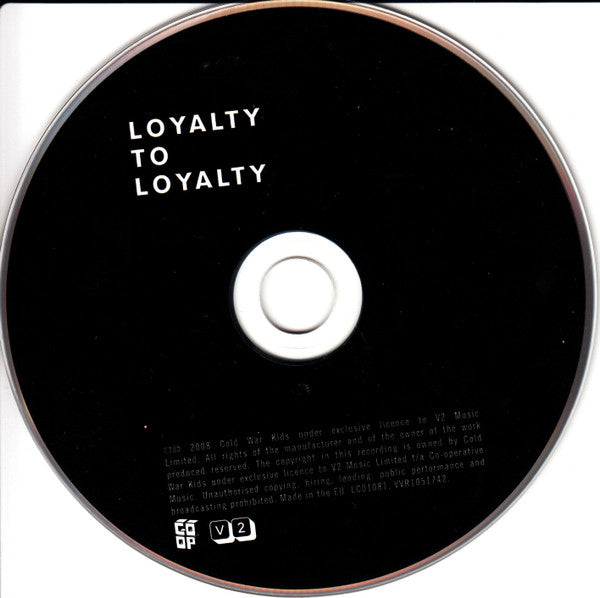 Cold War Kids : Loyalty To Loyalty (CD, Album)