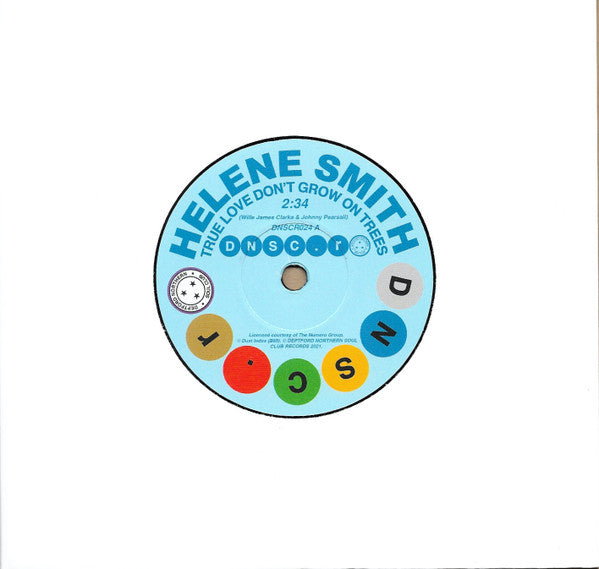 Helene Smith : True Love Don't Grow On Trees / Sure Thing  (7", Single, RE)