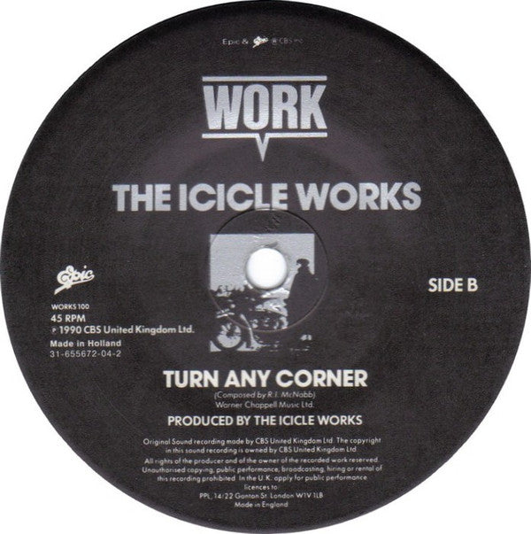 The Icicle Works : Motorcycle Rider (7", Single)