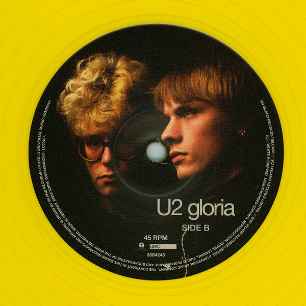 U2 : Gloria (12", EP, RSD, Ltd, Yel)