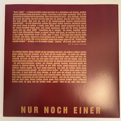 Deutsch Amerikanische Freundschaft : Nur Noch Einer (LP, Album)