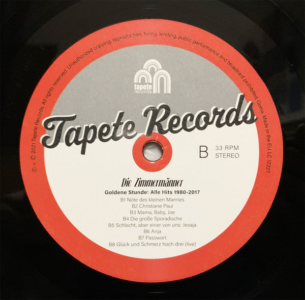 Die Zimmermänner : Goldene Stunde: Alle Hits 1980-2017 (LP, Comp)