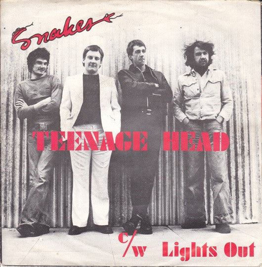 Snakes (5) : Teenage Head / Lights Out (7", Single)