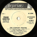 Frank Sinatra : The Concert Sinatra (7", EP, Mono)