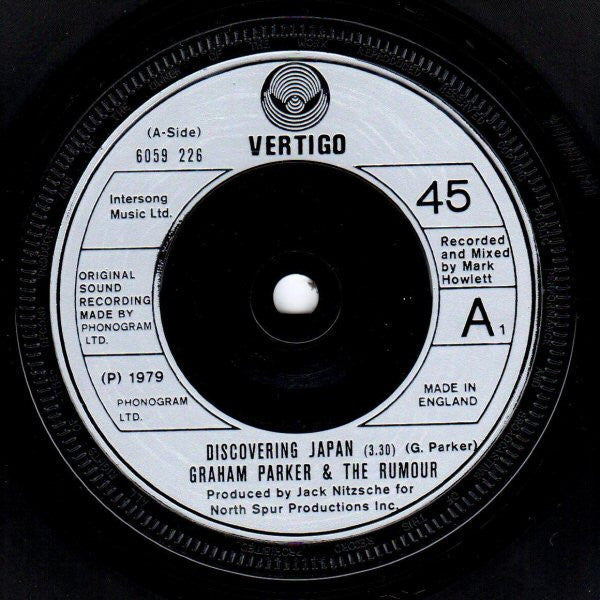 Graham Parker And The Rumour : Discovering Japan / Local Girls (7")