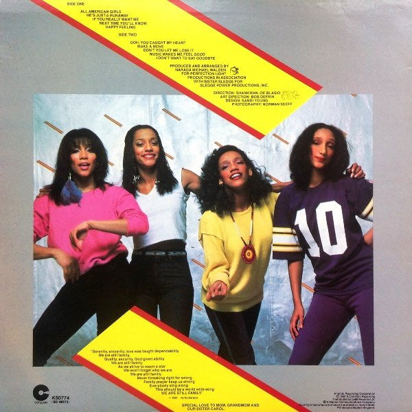Sister Sledge : All American Girls (LP, Album)