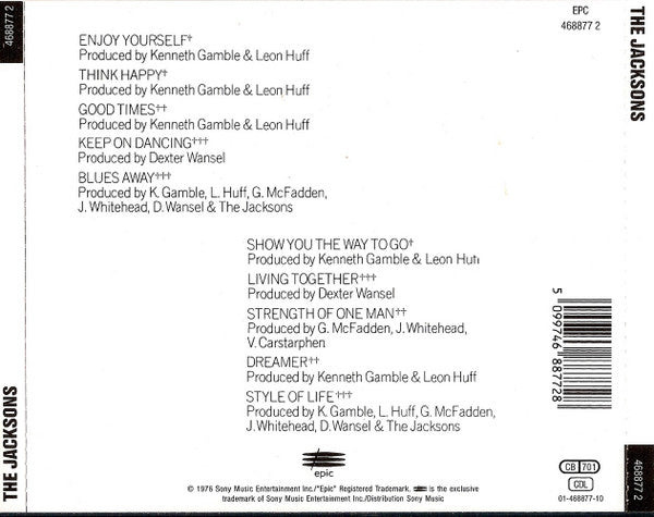 The Jacksons : The Jacksons (CD, Album, RE)