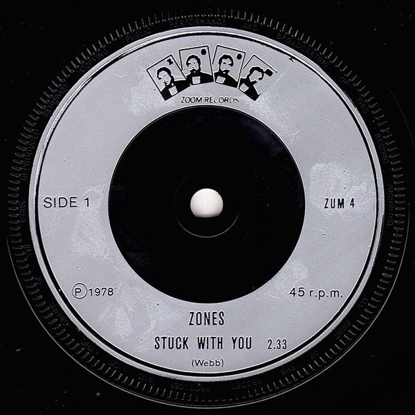 Zones (2) : Stuck With You (7", Single)