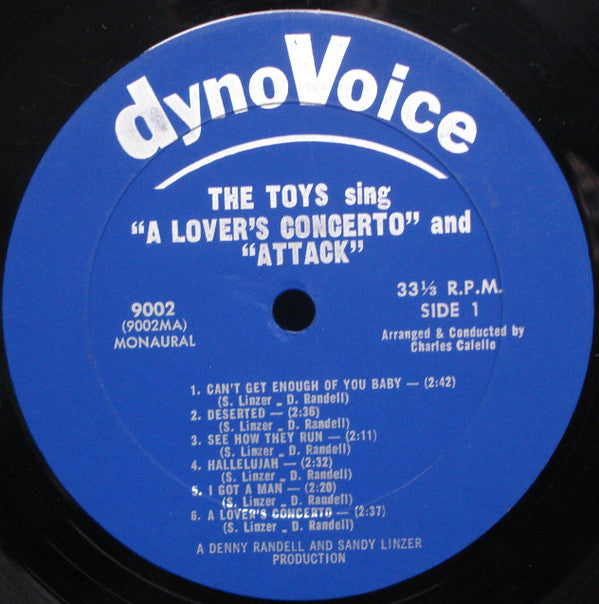 The Toys : The Toys Sing "A Lover's Concerto" And "Attack" (LP, Album, Mono, Bes)