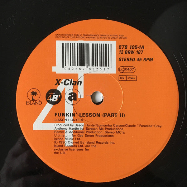 X-Clan : Funkin' Lesson (12")