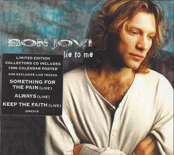 Bon Jovi : Lie To Me (CD, Single, Ltd)