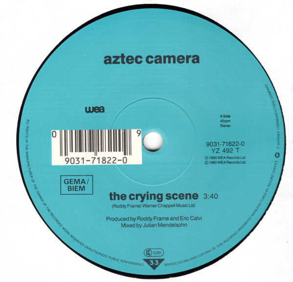 Aztec Camera : The Crying Scene (12", Maxi)