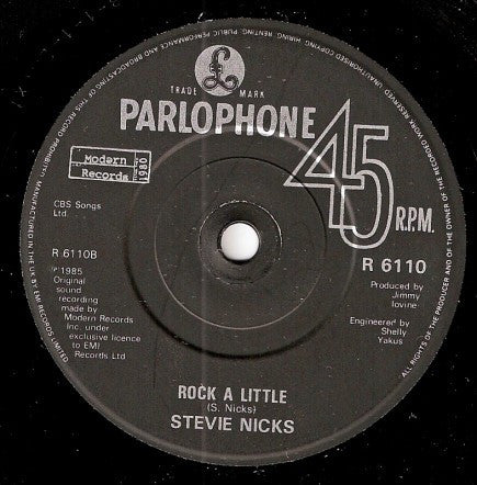 Stevie Nicks : I Can't Wait (7")