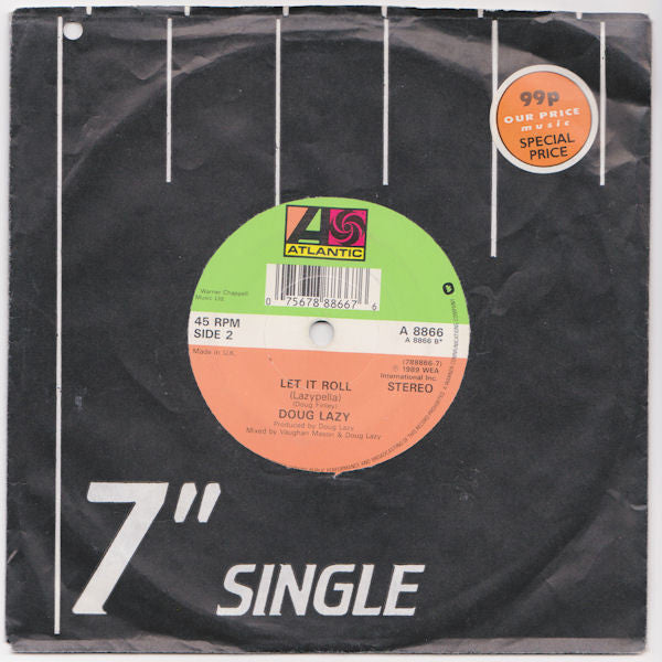 Doug Lazy : Let It Roll (7", Single)