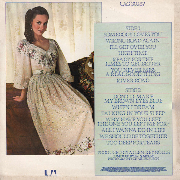 Crystal Gayle : The Crystal Gayle Singles Album (LP, Album, Comp)